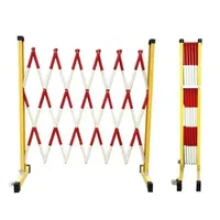 High Quality Tubular Guardrail Fiberglass Retractable Movable Safety Folding Guardrail