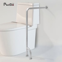 Stainless Steel 304 Disabled Bathroom Safety Stairs Grab Rails Handrail