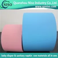 Printed PE Film for Sanitary Pads Raw Materials BOPP Film Backsheet (LS-E65)