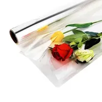 Wholesale Waterproof Transparent Plastic BOPP Film Roll for Flower Bouquet Wrapping Cellophane Mylar Packaging Film