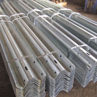 Hot dip galvanized steel highway guardrail,corrugated W beam