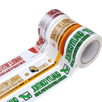 Custom Logo Printed BOPP Jumbo Roll Tape Clear OPP Adhesive for Fragile Shipping by Branded Suppliers