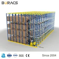 OEM Heavy Industrial Adjustable Warehouse Storage Rack Metal Drive in Pallet Racks/Steel Drive in Racking Filo Racking