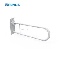 Light and Durable Stainless Steel Foldaway Toilet Safety Handrail