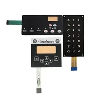 Custom Environmental Friendly Film Circuit PC Membrane Panel for Mass Flow & Pressure Instruments