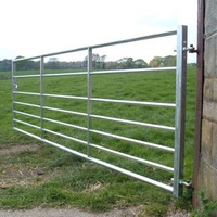 Horse Pen gate Corral railing Steel tube guardrail Livestock fencing with gate