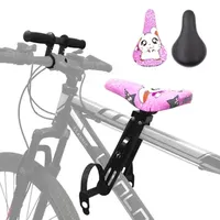 Front Mounted Child MTB Bike Seat for 2 3 4 5 Year Kids Soft Safety Ultralight Baby Mountain Saddle with Handrail Parts 240530