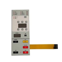 Factory Custom New Waterproof Single Key LED Light Membrane Panel Drum Pack Button with Switch