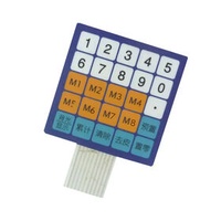Factory High quality Silicone Rubber Membrane Switch For Indutrail Equipment