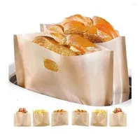Baking Tools 3 PC Reusable Toaster Bag Non Stick Bread Sandwich Bags Fiberglass Toast Microwave Heating Pastry