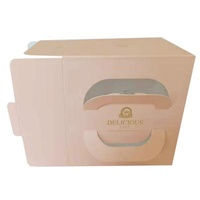 Recyclable Wholesale Cheap Custom Baking Paper Box Portable Dessert Cake Box Pastry Packaging