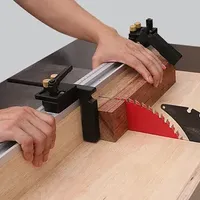 T-Track 45 Chute with Scale Alloy Silver Red T-tracks Slot Miter Track 300mm 40cm 50cm Woodworking Saw Table Workbench DIY Tools