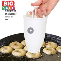 Donut Maker Dispenser Making Artifact Creative Dessert Mold DIY Confectionery Pastry Baking Tools Kitchen Gadget Bakeware 220721