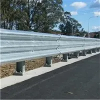 RSs-cb067 W shape steel panel highway carsh barrier guardrail