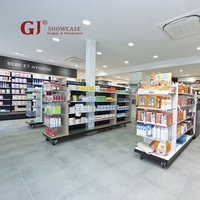 Wooden Pharmacy Shelving Medical Equipment Dispensary Healthcare Furniture Solutions Shop Storage Racks Hospitals Medical Shops