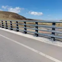 Customized Modern Crash Barrier Steel Pipe Bridge Guardrail for Road Safety