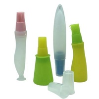 Disposable High Temperature Resistant Kitchen Utensils Instruments Silicone Pastry Basting BBQ Sauce Oil Spreading Brush For Baking