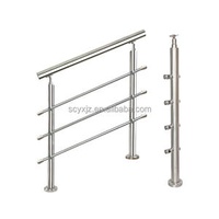 Custom Stainless Steel Handrails Balustrade Stainless Steel Rail Stairs Handrail China Factory