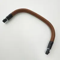Baby Buggy Bumper Bar Compatible Mios 2/3 Priam3/4 Prams Handrail Leather Cover Black Brown Rosegold Color Pushchair Armrest