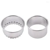 Baking Tools Dumpling Cutter Round Cookie Pastry Wrapper Dough Cutting Tool Kitchen Dumplings Mould Maker Household Accessory
