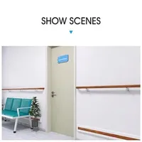 Plastic Hospital Corridor Handrails Hospital Handrail Jinan Hengsheng
