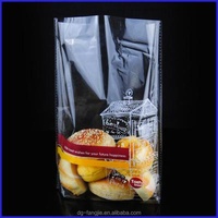 Microwavable Wholesale Custom Printed Clear Plastic BOPP Bakery Bag For Cut Out Packaging