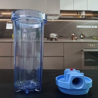 Home Alkaline Tap Water Filtration Membrane Purifier Filter Water Bottle 10 Inches