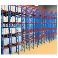 Warehouse Drive-in Pallet Storage Rack With Shelf Stacking Racks & Shelves Industrial Steel Drive In Pallet Shelf