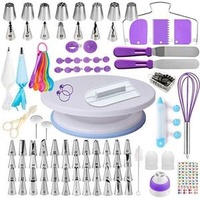 Hot Sell 137pcs/set Cake Decoration Tools Baking Pastry Cake Tools Supplies Plastic Cake Decoration Supplies Tools