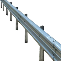 Highway Guardrail Double Wave Guardrail Collision Guard Rails for Roads w Beam Guardrail