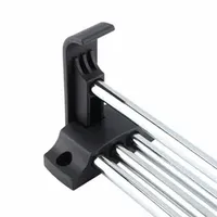 CH-10404 Wardrobe Chrome Pull out Retractable Wardrobe Clothes Hanger Rail Towel Coat Racks Closet Rod