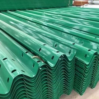 Prepainted galvanized steel highway guardrail,corrugated W beam