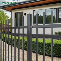 Factory Customized Property Protecting Residential Garden Enclosure Watercourse Guardrail Fencing Panels Security Tubular Fence