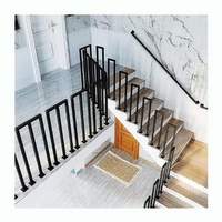 Reilbu Industrial U-Shaped Stair Handrail Stairs Railing Metal Handrail Picket