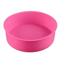 Baking Tools 26CM Round Silicone Cake Mold Oven Pan Nonstick Bakeware Fondant Mousse Pastry Tray Tool