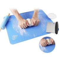 Sustainable Silicone Pastry Mat For Pastry Rolling With Measures Non Stick Baking Mat Dough Rolling Mat
