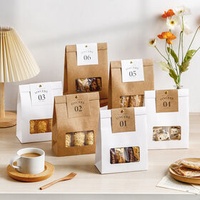 10 pcs Craft Bag for Pastry Foods Christmas Gift Bag