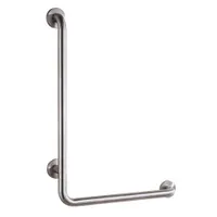 High Quality Stainless Steel L Shaped Toilet Handrail Grab Bar Disable Elderly Bathroom Wall Grab Rails