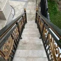 Good Service Powder Coated Vealla Customized Foshan Metal Staircase Railing Custom Fence Aluminum Guardrail