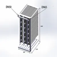 Industrial Sewage Treatment Plant Mbr Membrane Module Mbr Softflatsheet Membrane Square Fillet PVDF PTFE, Wooden Box Ipuf9-18e3