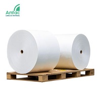 75 Micron Matte Matt Clear Gloss Glossy Silver Metallized BOPP Acrylic Glassine 1080mm Self-adhesive Stickers Adhesive Paper