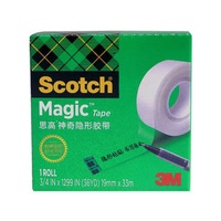 3M Scotch Tape 810 Single-Sided BOPP Masking Tape for School Invisible Polyester PVC PET Writable & Repairable Adhesive