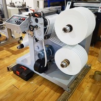 Automatic Bopp Pet Film Label Sticker Mini Rewinding Slitting Machine