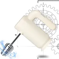 Pink Purple Red Green Small Pastry Fouet Electrique Beater Mixer
