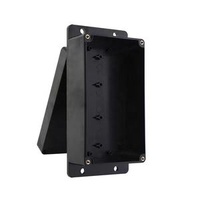 Black Color Plastic Enclosure with Ear Outdoor Electronic Waterproof Junction Box Enclosures Electronics Box