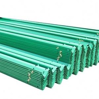Highway Safety Guardrails W Beam Outdoor Anti-Corrosion Guardrail Hot Dipped Galvanized Finish