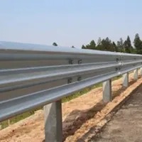 Customized Thrie Beam Highway Guardrails Steel with Zinc Coated 550g/Sq. Meter