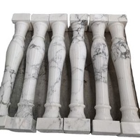 GOLDTOP OEM/ODM Marmol Marmar Sales Solid Natural Sone Calcatta Oro Marble Calcatta Gold Column Baluster Handrail