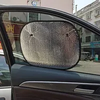 auto double bubble film Summer sun heat insulation shade pad Side window sun shade aluminum membrane