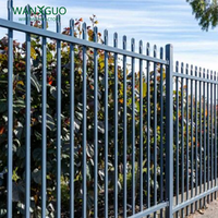 Modern Design House Protecting Residential Garden Enclosure Watercourse Guardrail Fencing Panels Security Tubular Fence